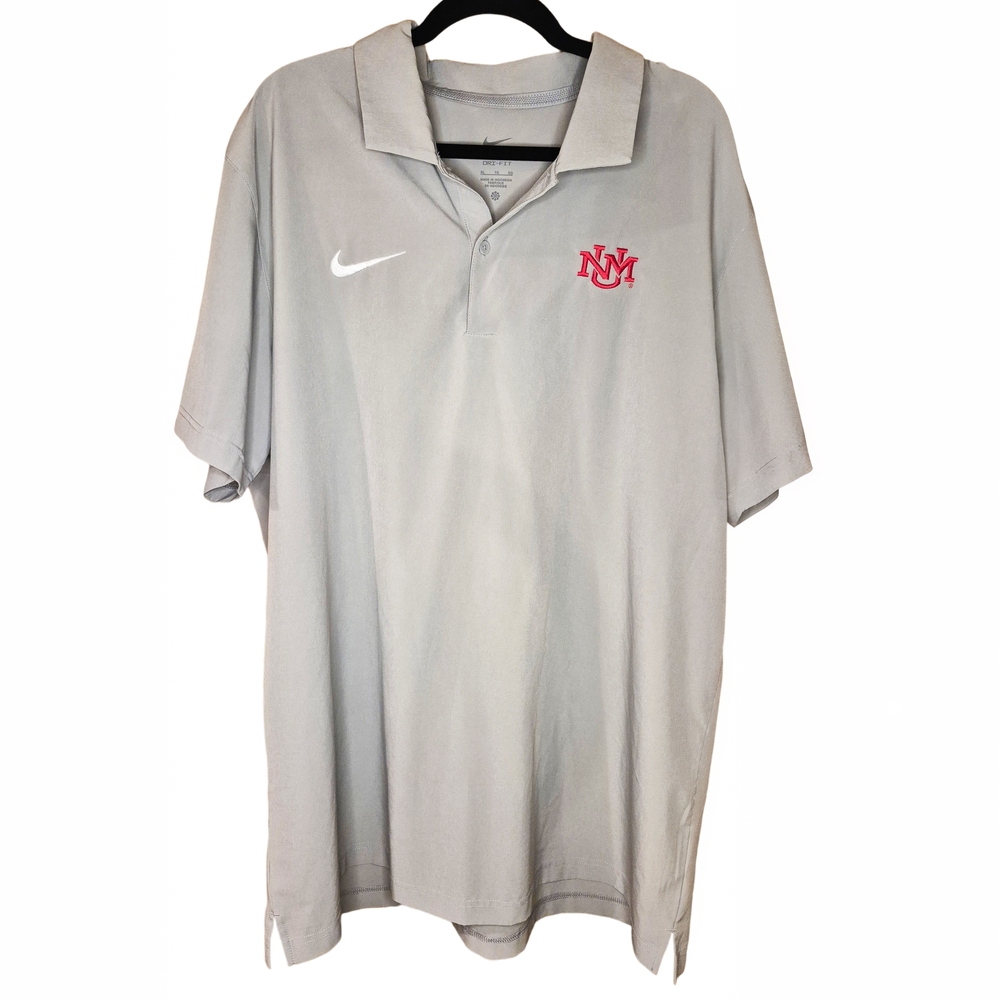Nike Dri-Fit UNM Polo Shirt XL University of New Mexico